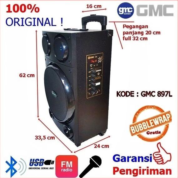 GARANSI Speaker Portable Speaker Meeting Wireless Gmc 897 L 897L