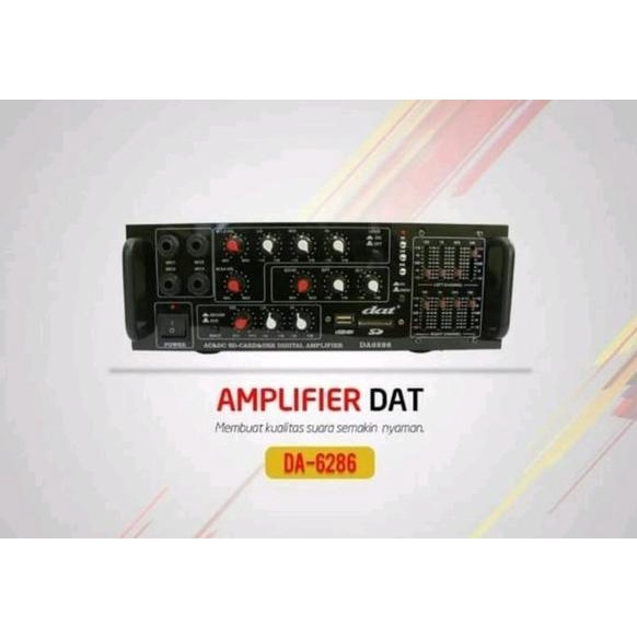 amplifier PROF dat 6288 Power Amplifier