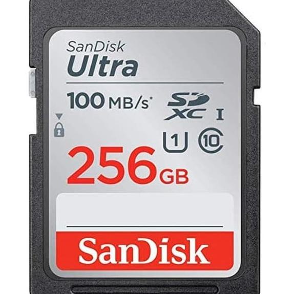 SALE SANDISK ULTRA SD CARD SDXC 256GB 100MBPS - GARANSI RESMI