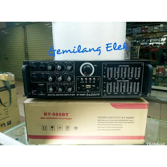 Amplifier karaoke BETAVO BT-988BT BLUETOOTH