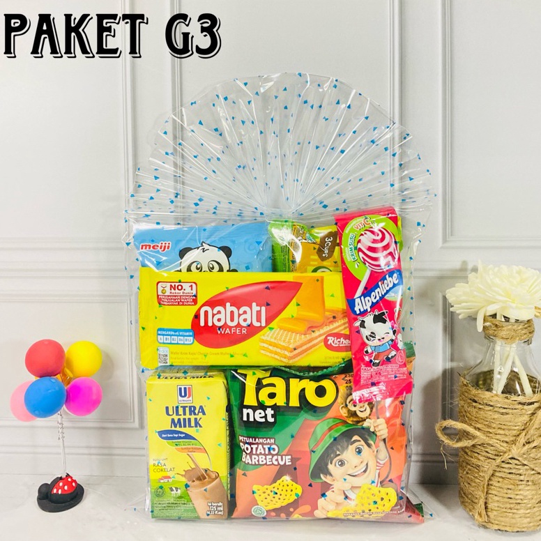 

DYLH2722 Paket snack ulang tahun anak murah G 3/hampers ulang tahun/souvenir ulang tahun anak