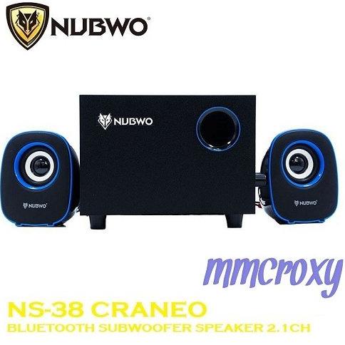 Nubwo NS-38 -Speaker Bluetooth -USB -TF -AUX -SD CARD 2.1 -Speaker Nubwo Craneo