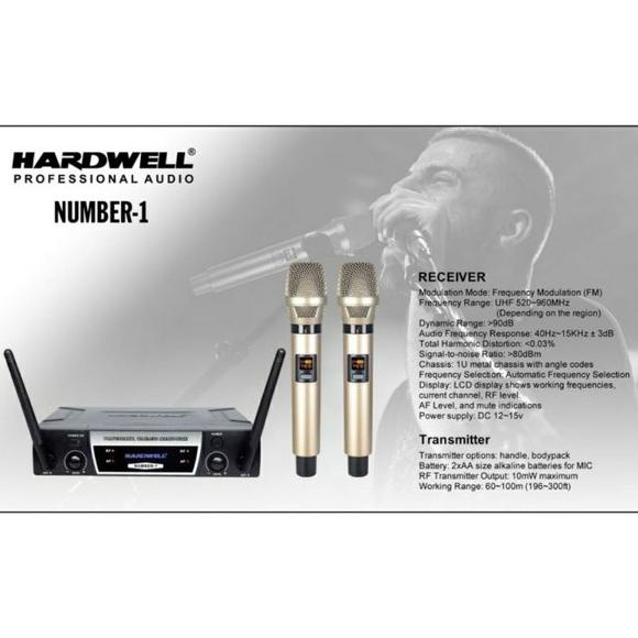 Mic Wireless HARDWELL NUMBER 1 Microphone HARDWELL NUMBER 1 Original