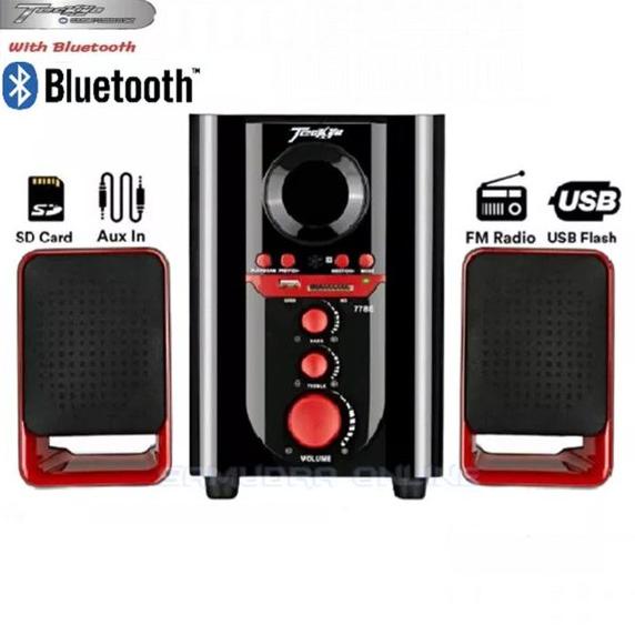 Speaker Aktif GMC Teckyo 778E Bluetooth Subwoofer Bass Garansi Resmi
