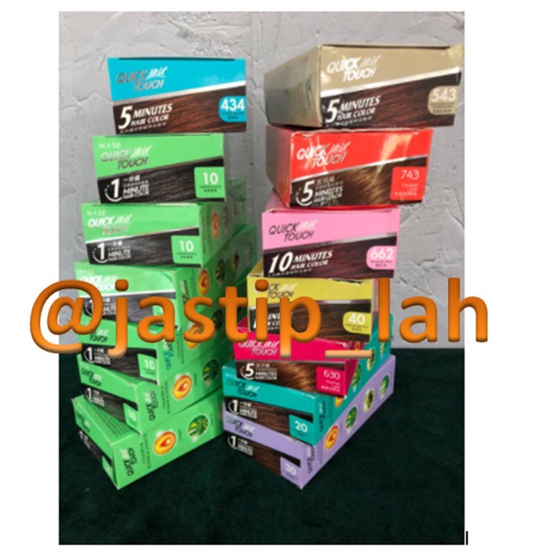 Cat Rambut utk Uban Qui Touch Hair Color Ammonia Free