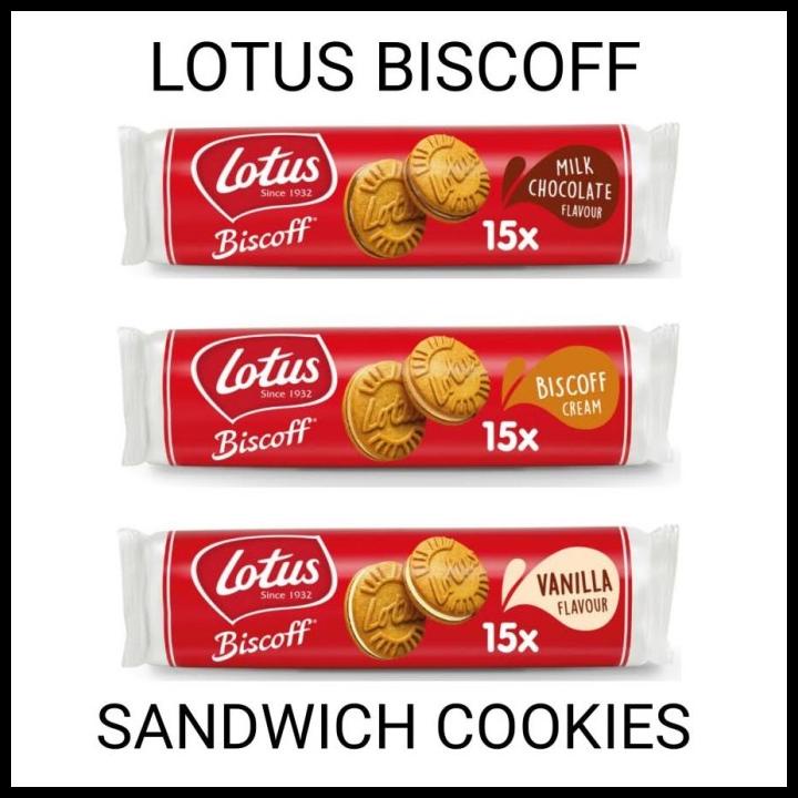 

[150Gr] Lotus Biscoff Sandwich - Vanilla / Cream / Milk Chocolate