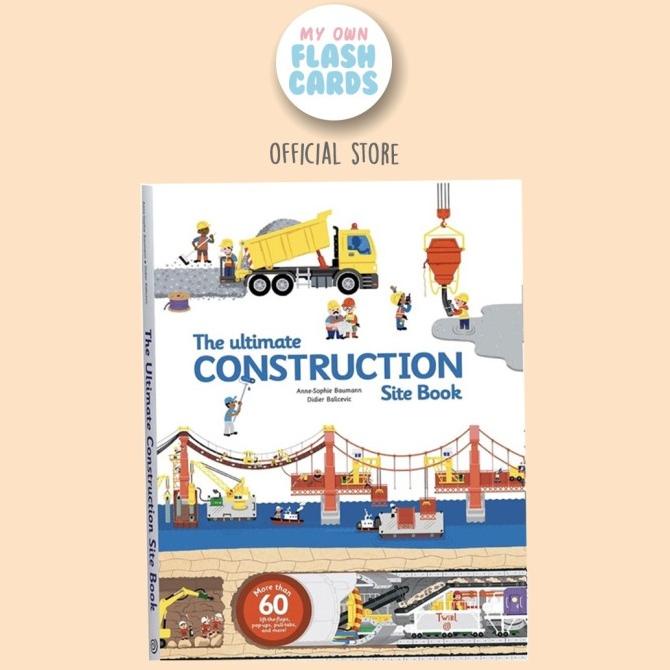 

NEW PROMO!!! Usborne The Ultimate Construction Site Book - Buku Impor Edukasi Anak TERLARIS