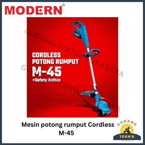 Modern M-45 Mesin Potong Rumput Cordless 20Volt Lawn Mower M45/M 45
