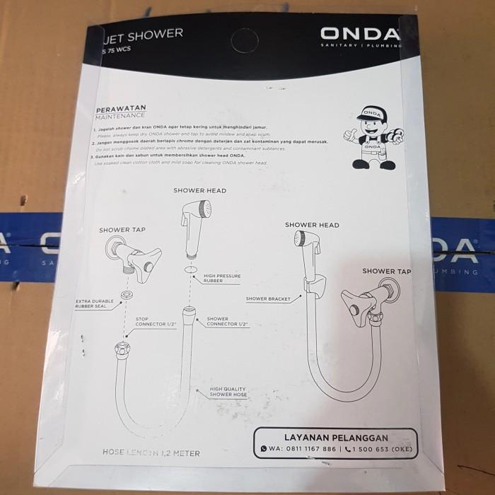 Jet Shower Onda / Semprotan Selang Air Kloset Duduk / Shower Toilet