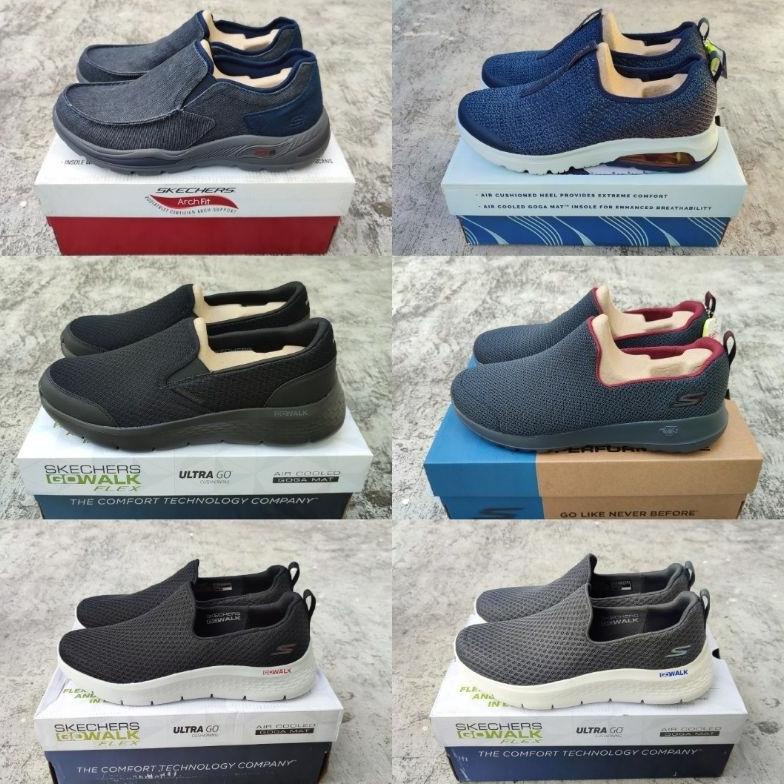 Sepatu Skechers Pria Slip On Original BNIB 100%