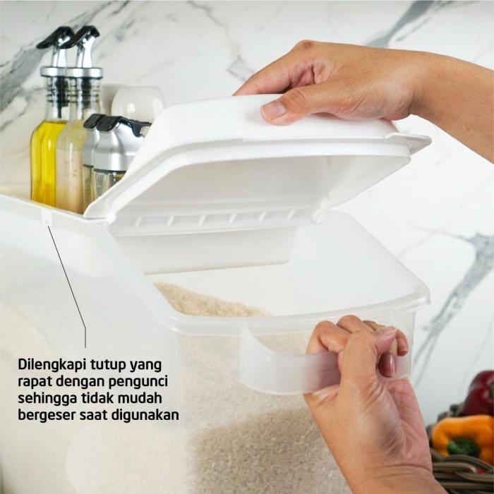 Tempat Beras 20Kg Rice Box Technoplast Tempat Penyimpanan Beras