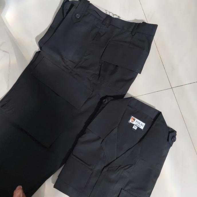 BAJU PDL HITAM JATAH POLRI ORI