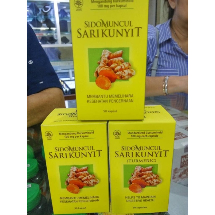 

Sari Kunyit sidomuncul isi 50capsul
