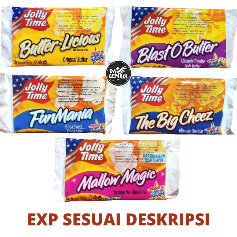 

4.4 FLASH SALE Jolly Time Microwave Popcorn All Varian