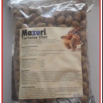 Mazuri Tortoise Diet - Pakan Kura MURAH / SAK / Karung