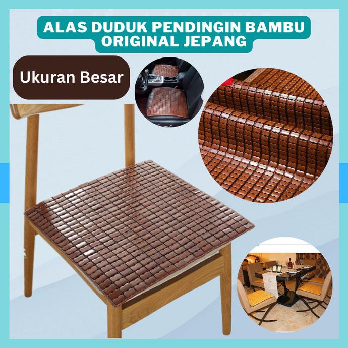 %$%$%$%$] Alas Kursi Bambu Original Jepang Alas Tikar Duduk Sofa Bambu Jok Mobil