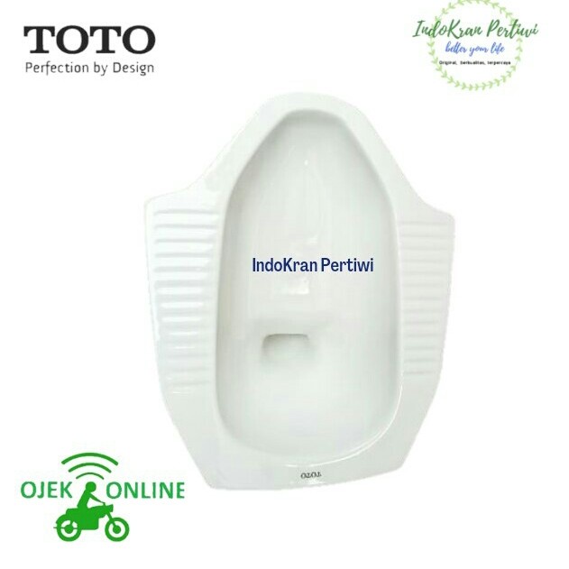 Closet jongkok TOTO CE7 Putih - kloset jongkok toto