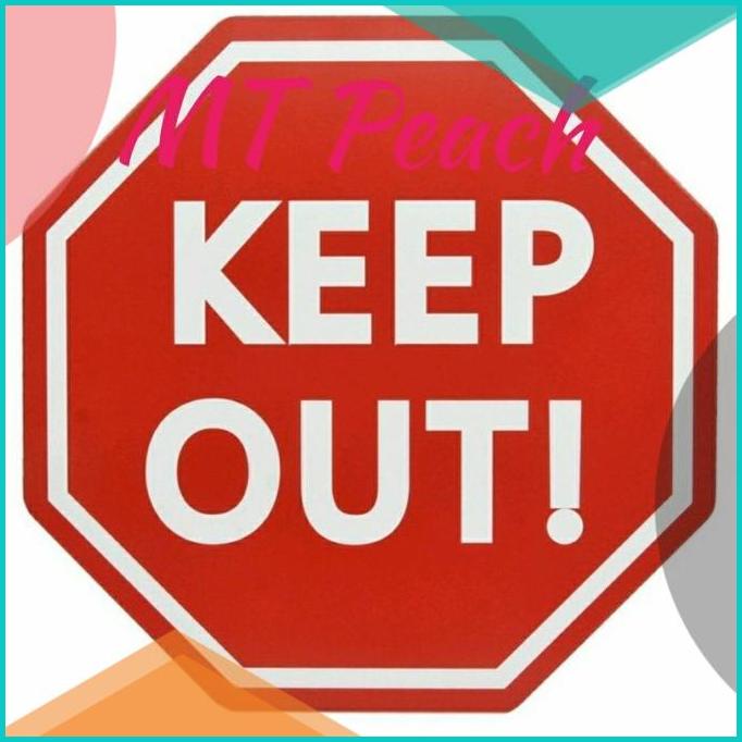 

PAPAN PETUNJUK KEEP OUT SIGN LABEL ARTHOME 30CM DIA 20JVLZ3 last stok