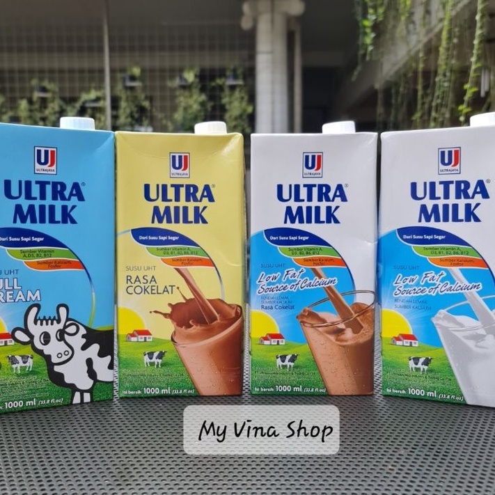 

GROSIR Susu Ultramilk UHT 1000 ml / 1L buruan