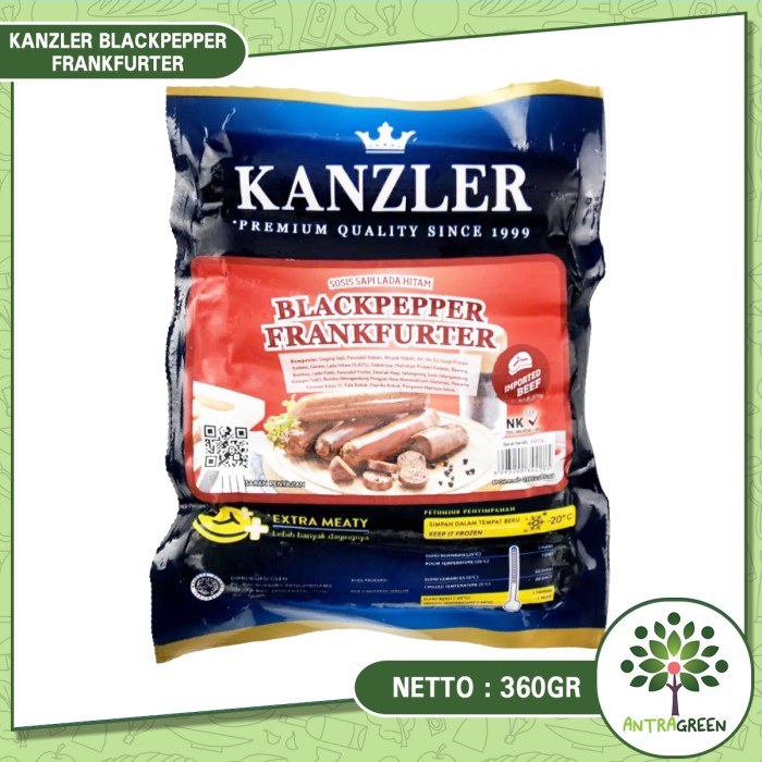 

SOSIS KANZLER SAPI frankfurter blackpepper 360g 26_09_2023