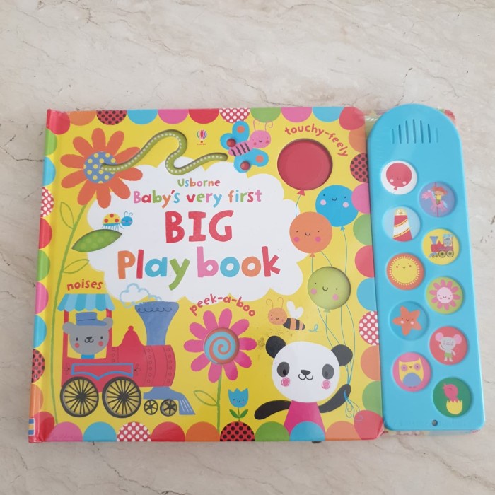 PROMO USBORNE BIG PLAYBOOK SOUNDBOOK BABY'S FIRST BUKU EDUKASI ANAK MURAH TERBARU