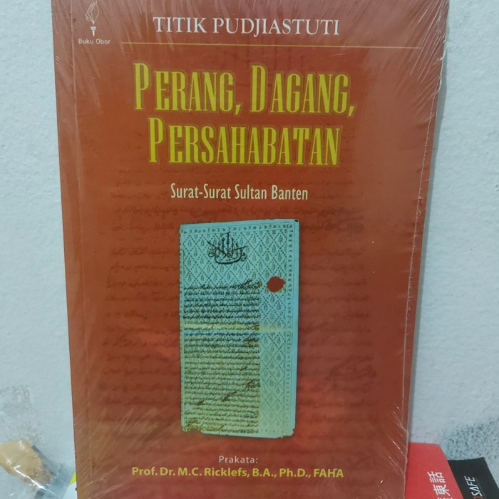 DISKON SPESIAL PERANG DAGANG PERSAHABATAN SURAT SURAT SULTAN BANTEN TERLARIS