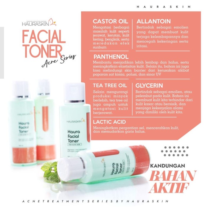 FLASH SALE!!! HAURASKIN PAKET PERAWATAN DOKTER UNTUK KULIT BERJERAWAT + MENCERAHKAN TERMURAH