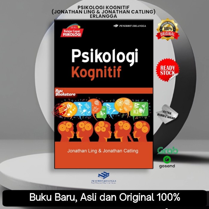 HOT SALE ORIGINAL PSIKOLOGI KOGNITIF (JONATHAN LING) - ERLANGGA TERBARU