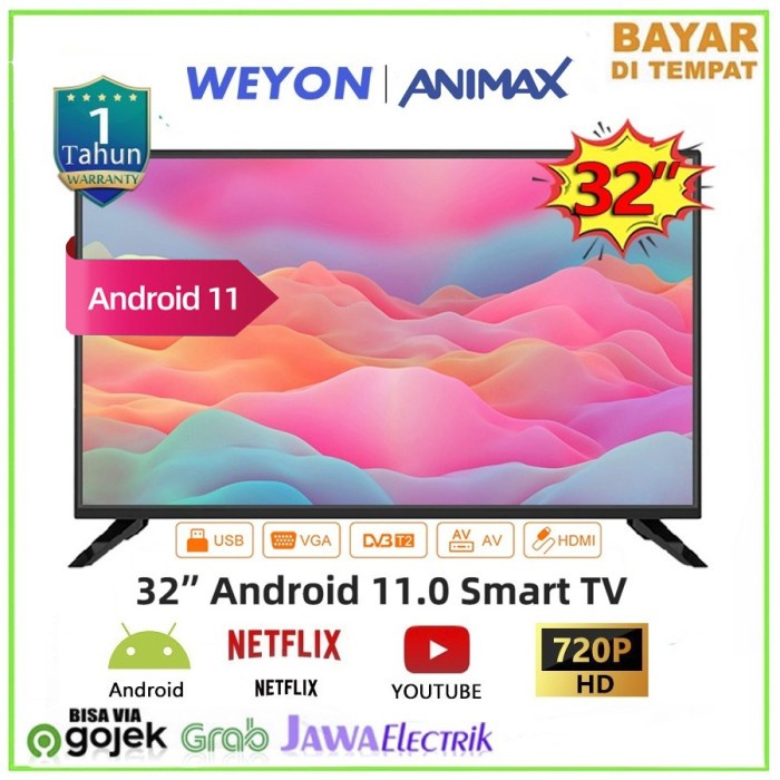 Weyon Animex Tv Led 32 Inch Full Hd Ready Android Tv