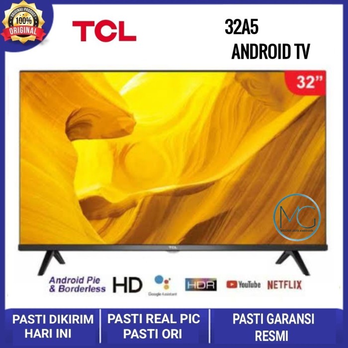 Tcl 32 Inch 32A5 Led Tv Android Smart Digital Tv Bezel Less