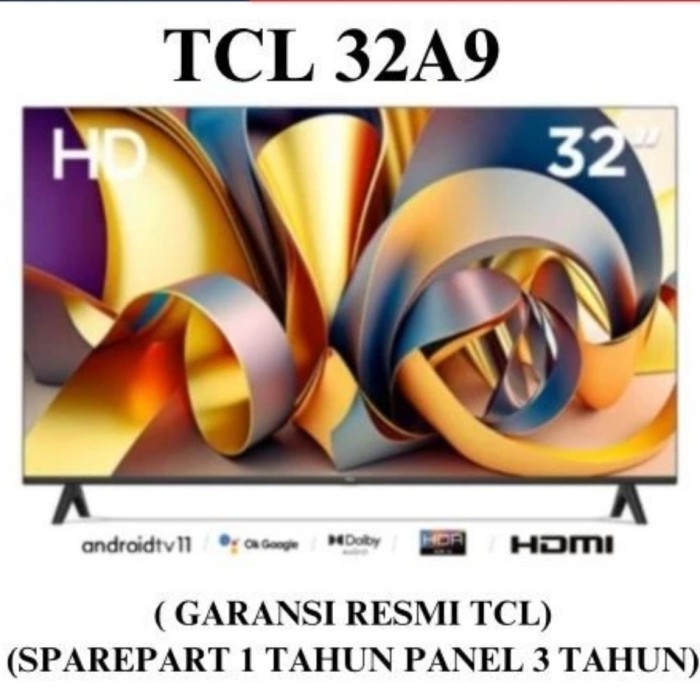 Led Tcl 32A9 Smart Led Tv Android 11 32In 32 Inch 32" Tcl 32 A9