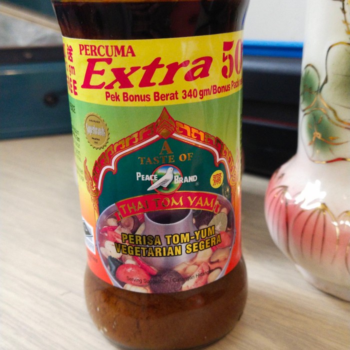 

PEACH BRAND TOMYAM VEGAN VEGETARIAN EXTRA 50%