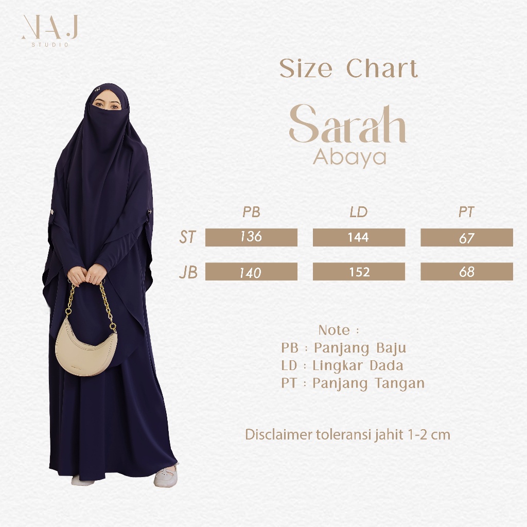 CZA SARAH ABAYA BY NAJ STUDIO VBH