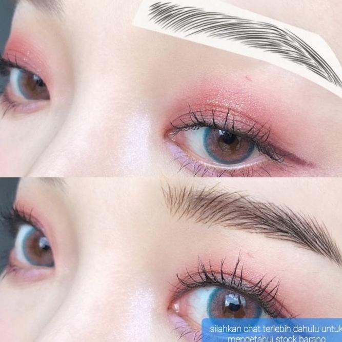 paling diminati] STIKER TATTO ALIS EYEBROW TATTO ALIS WATERPROOF PENCIL ALIS WANITA