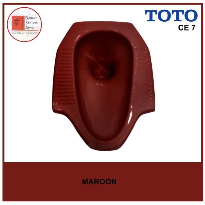 *$*$*$*$] KLOSET JONGKOK TOTO CE7 MAROON / KLOSET ORIGINAL TOTO