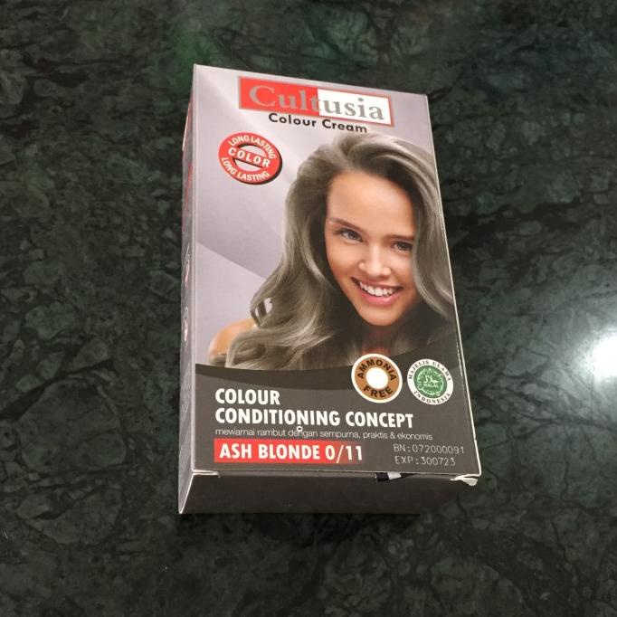 ] Cat rambut abu2 grey silver ash blonde cultusia 30ml