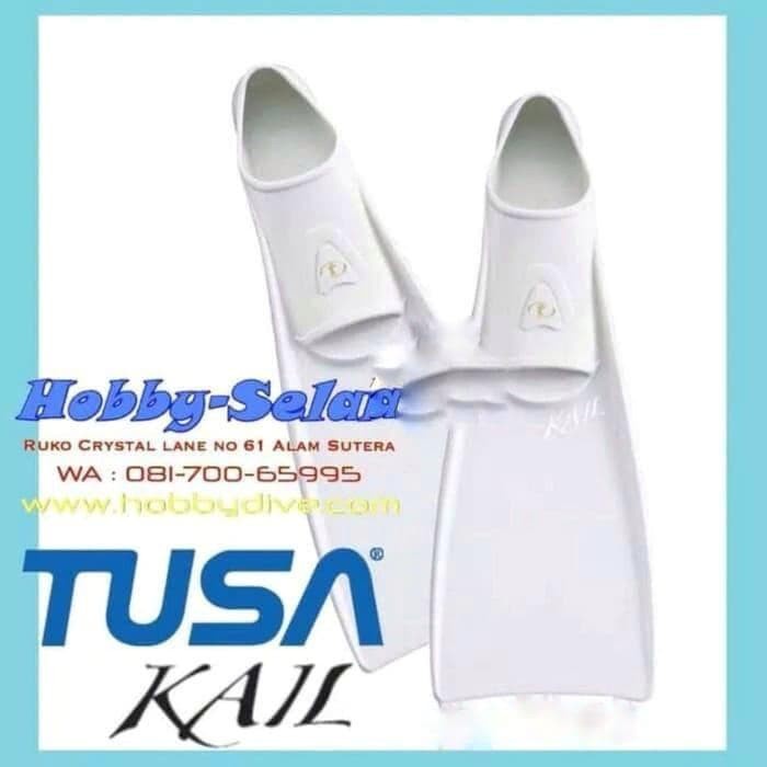 TUSA FF-16Z KAIL Full Foot Scuba Diving Water Sports Fins White