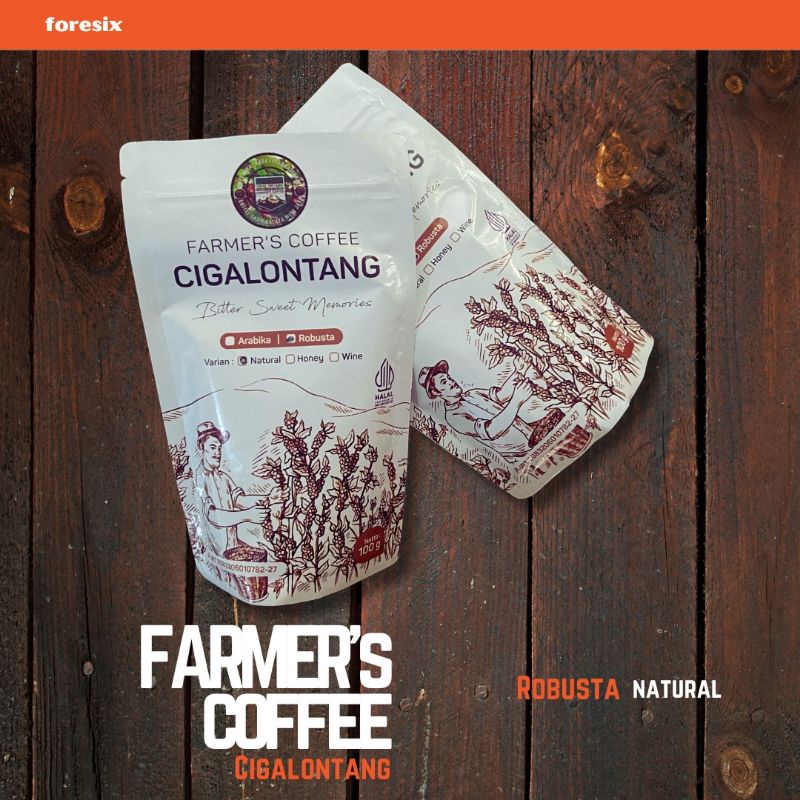 

Farmer's Coffee Cigalontang Robusta Natural