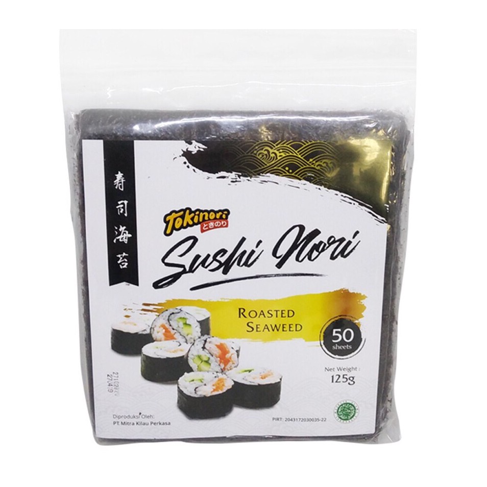 

Tokin Yaki Sushi N Halal Mui Roasted Seaweed Uk 21X19 Cm 50 Sheets