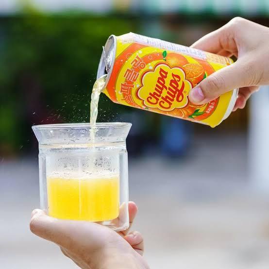 

CHUPA CHUPS Sparkling Orange Drink 345 ML (Made in Korea) Best Seller