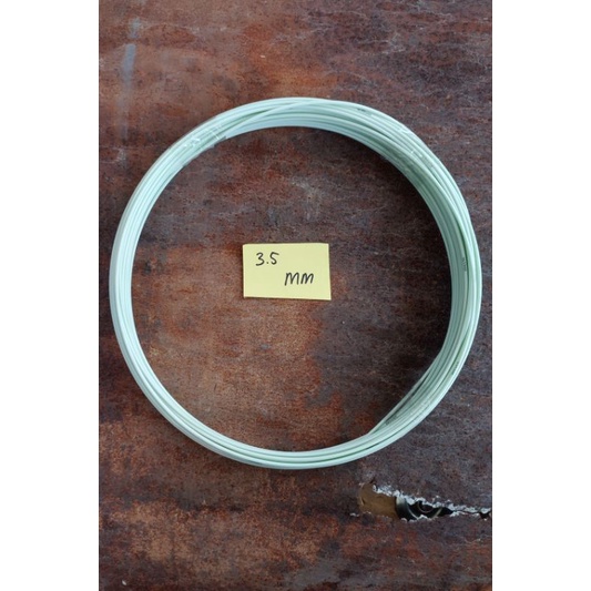 Jeruji Fiber 3,5mm warna putih untuk sangkar burung/kandang ayam, layang-layang naga dllpanjang ±25m