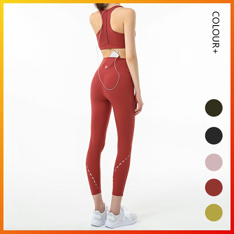 New 5 Color Women Lululemon Yoga Sports Jogger Pants Leggings 0332