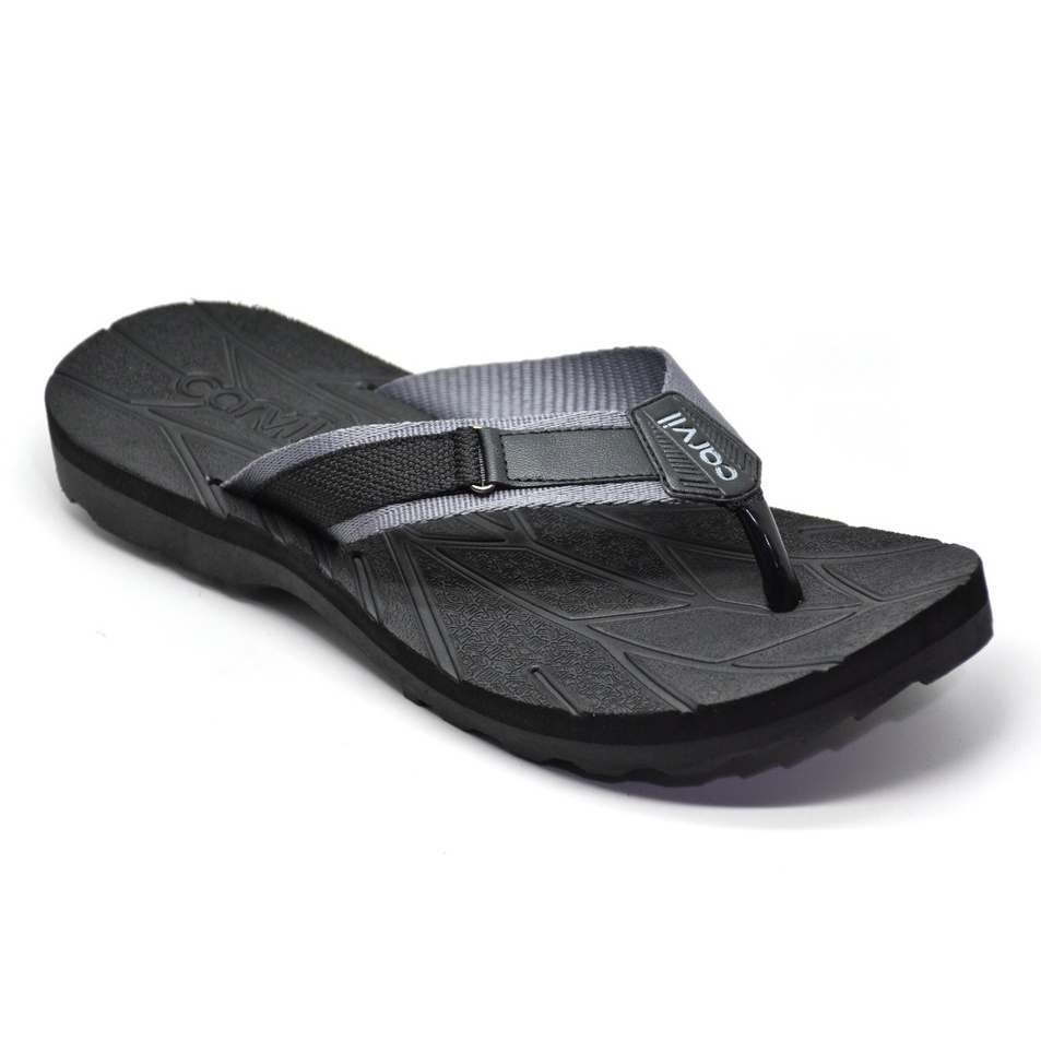 Best Price0r5Qf Carvil Sandal Jepit Pria Cafu-M Black/Grey