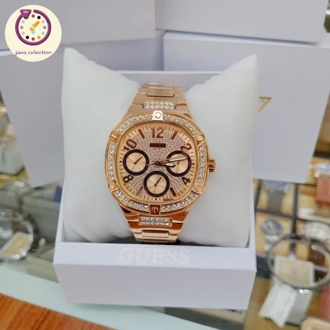 Jam Tangan Wanita Guess GW0558L3 Rosegold Original