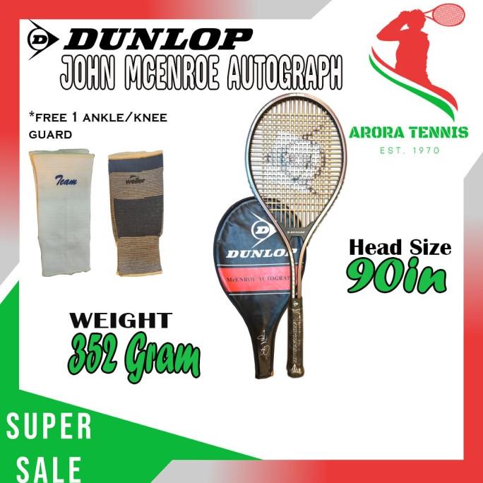 Raket Tenis Tennis Dunlop McEnroe Autograph Mid-Size ORIGINAL