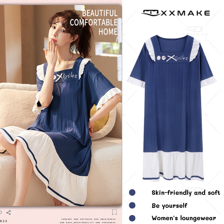 Paling Dicari.. XXMake  Daster Dres Wanita /Baju Daster Pendek  /Rumahan Homewear  /Baju Tidur Impor