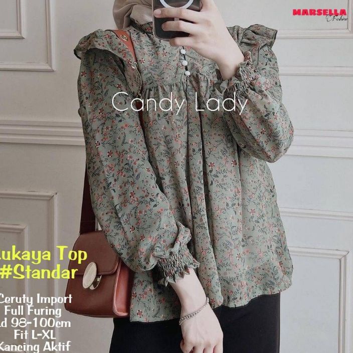 12.12 BIG SALE FASION RUKAYA TOP (LABEL MADANI) READY grosir