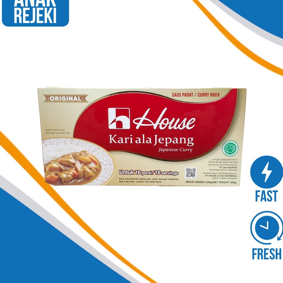 

Terkini House Kari ala Jepang 300gr (16porsi) - Saus Padat Kari Curry Roux Diskon Promo