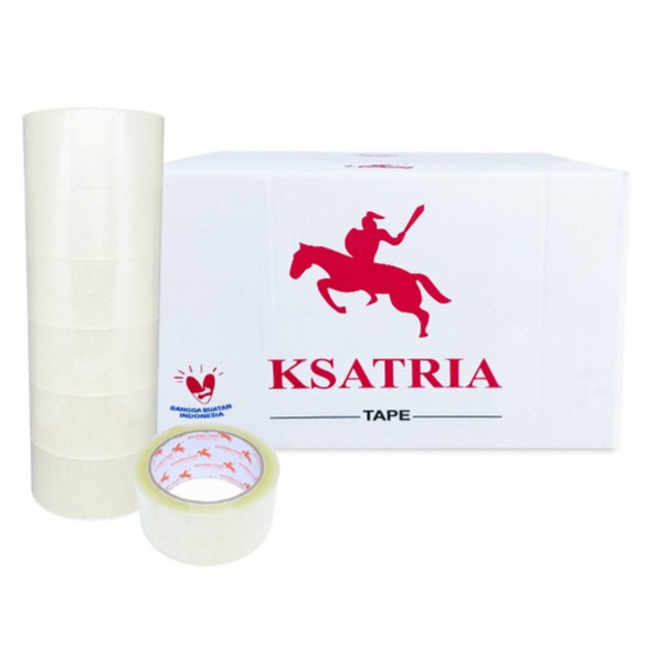 

Lakban Bening Ksatria tape 90 yard