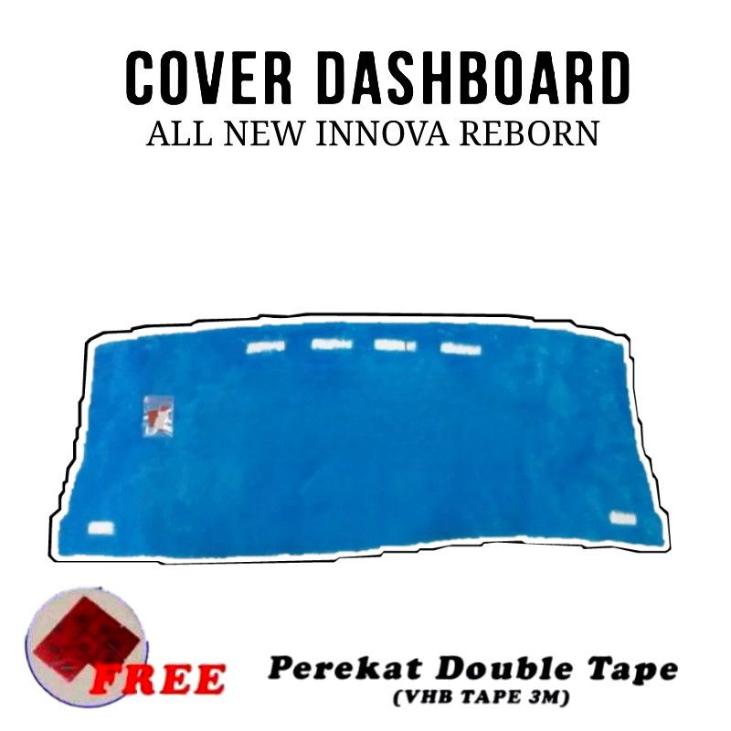 Cover Dashboard Mobil All New Innova Reborn (Bulu Rasfur) Free Perekat